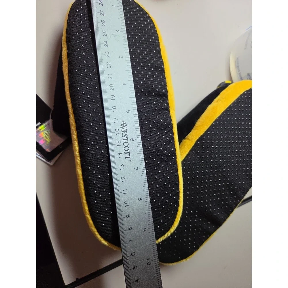 Forever NFL Pittsburgh Steelers‎ Plush Slide Slippers Kids XL  12/13